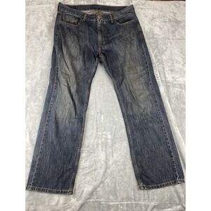 Levis 559 Jeans Mens 36x32 Blue‎ Relaxed Straight Mid Rise Dark Wash Bootcut